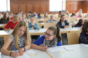 Bamberg; Kinder Uni ?ber Schulen im Kongo; Foto: Barbara Herbst