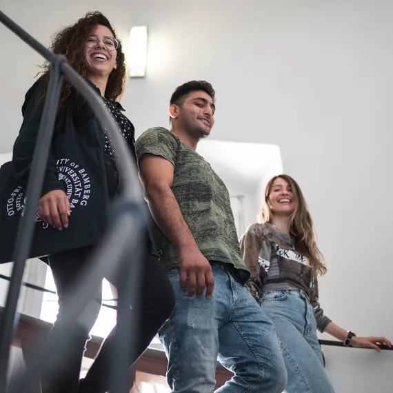 Students at the University of Bamberg