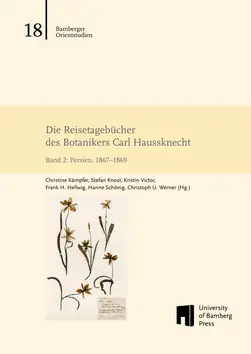 book cover of "Die Reisetagebcher des Botanikers Carl Haussknecht"