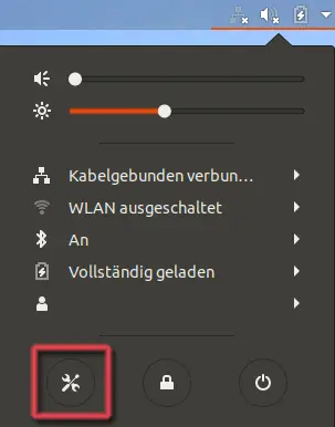 Ansicht Zugang VPN Konfiguration