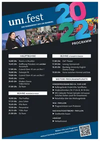 Zeitplan uni.fest